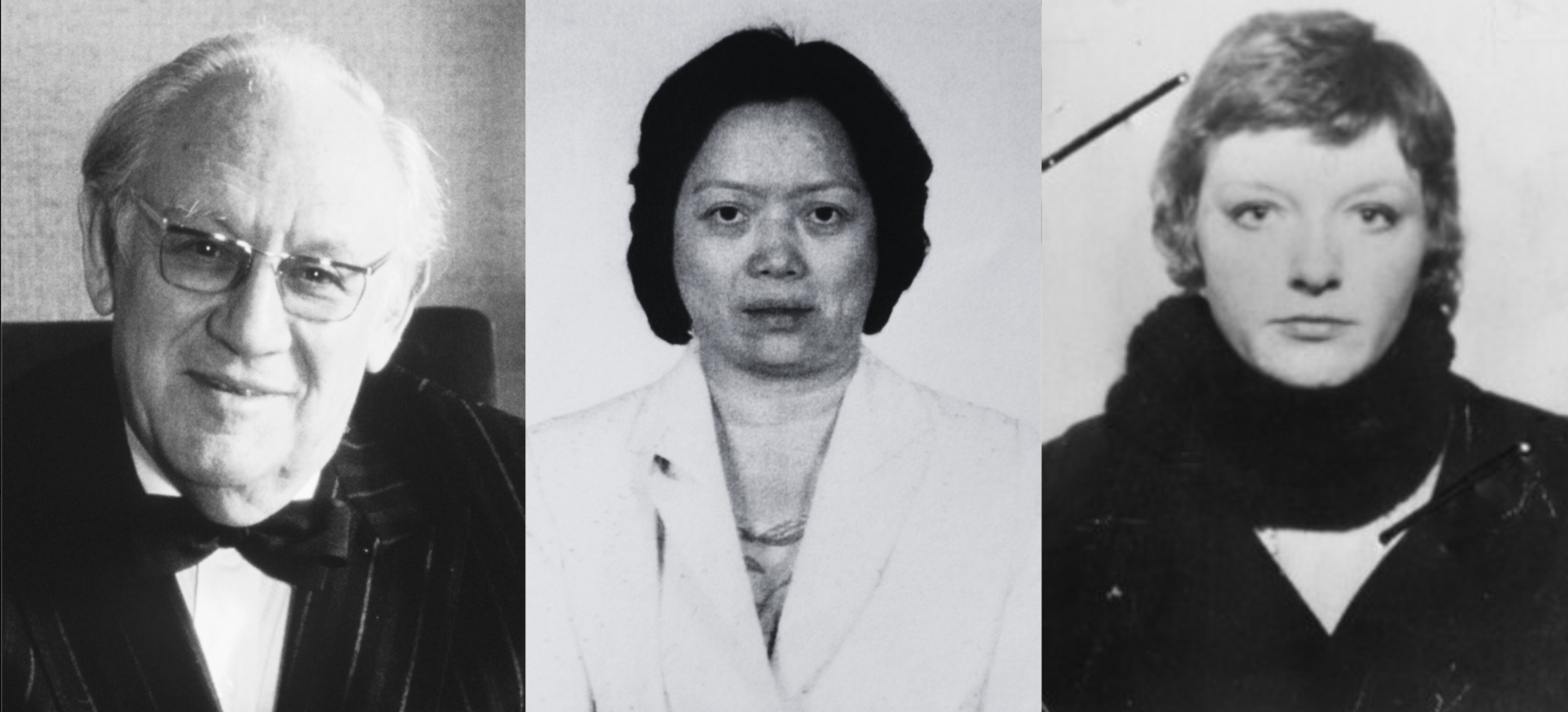 Arthur Sackler, Sister Ping, and Dolours Price, photo credit to Smithsonian’s Freer and Sackler Galleries, the FBI, and The Sun respectively