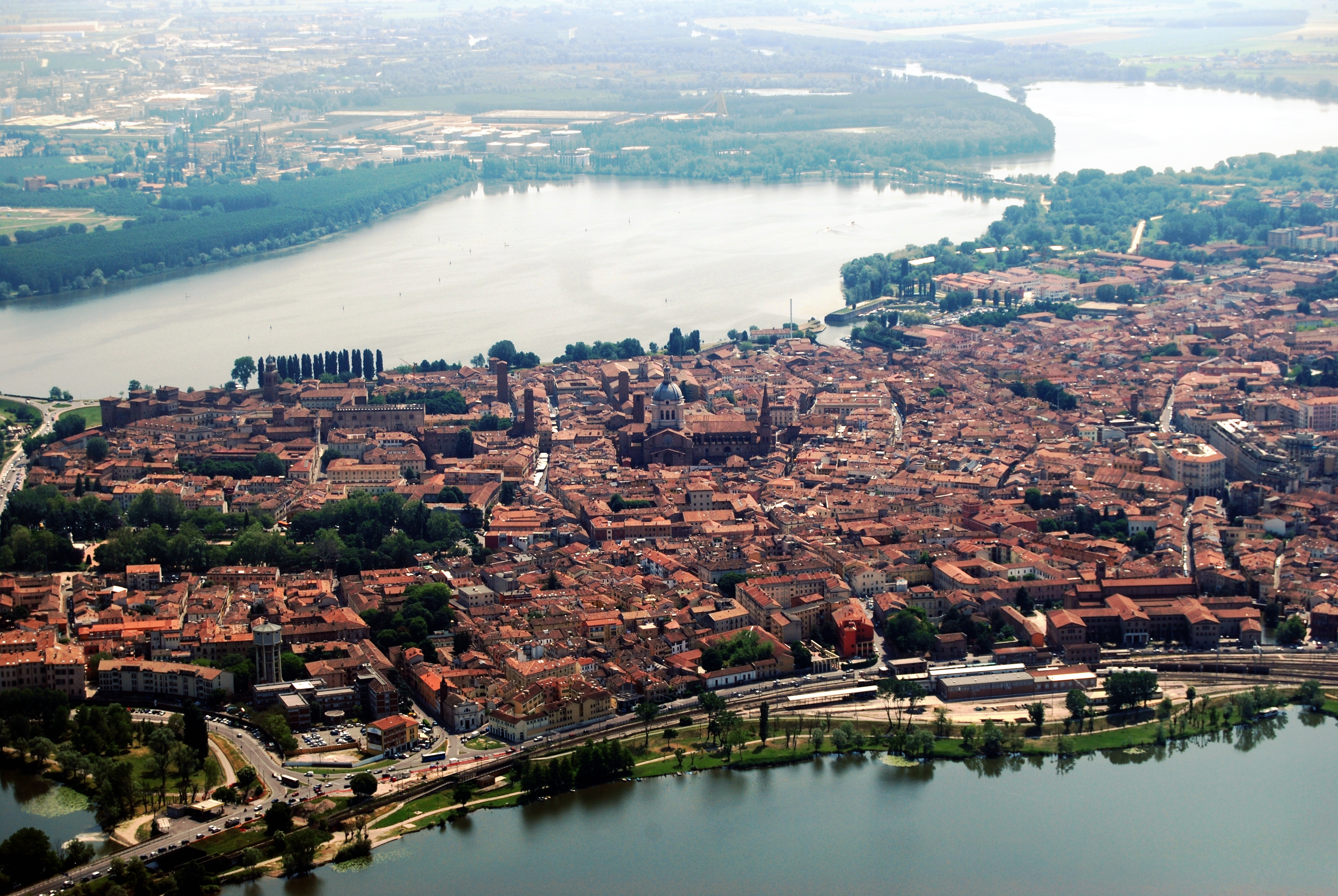 Mantua, the nearest town to the Roman poet Virgil’s birthplace